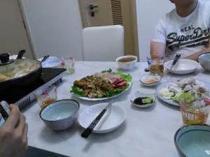 Hong Kong Mong Kok Apartment Former Colleagues Dinner